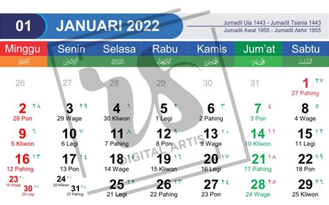 Awasome Kalender Jawa 2022 Januari Sampai Desember Ideas Kelompok Belajar