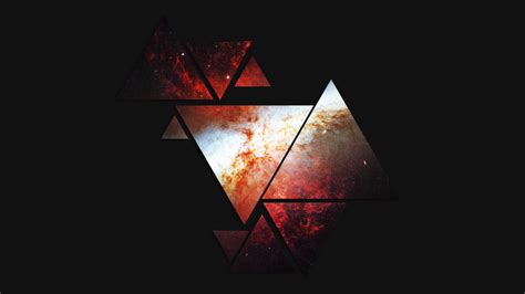 3d Triangle Wallpaper Dark Abstract Colors Wallpapers Exactwall