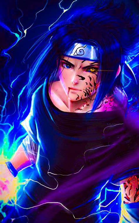 Sasuke Neon Wallpapers Wallpaper Cave