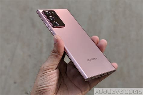 Released 2020, august 21 208g, 8.1mm thickness android 10, up to android 11, one ui 3.0. Samsung Galaxy Note 20 Ultra 5G Exynos Hands On Preview ...