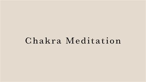 Chakra Meditation By Nirmal Raj Gyawali Ignite Yoga Online Studio