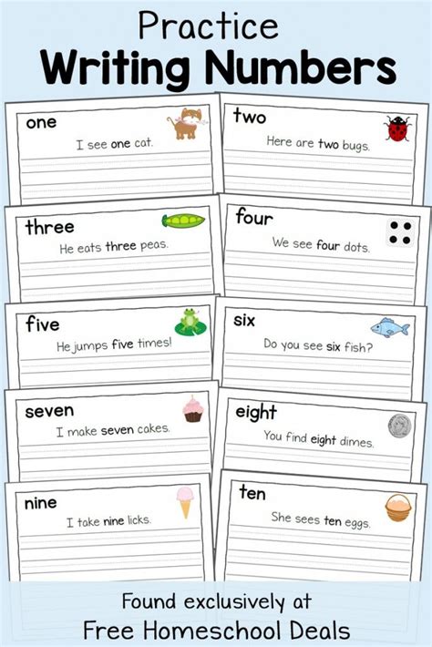Different Ways Of Writing Numbers