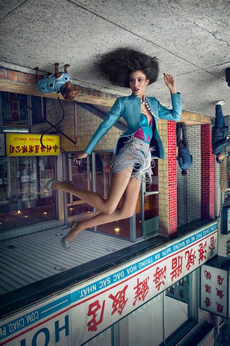 Photographer Captures Upside Down Models In Stylish