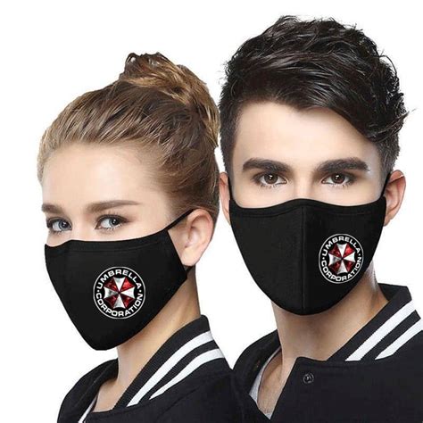 Besides that, you can also get washable masks in different colors like yellow, white and silver. Umbrella corporation 3d face mask
