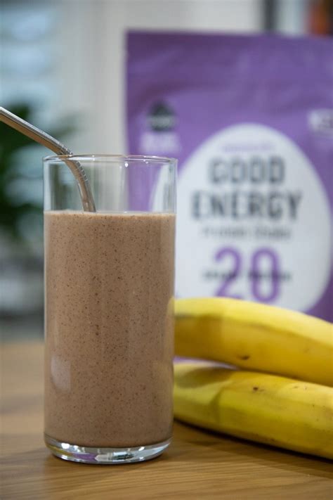Choc Banana Protein Shake Googys Natural Protein Products