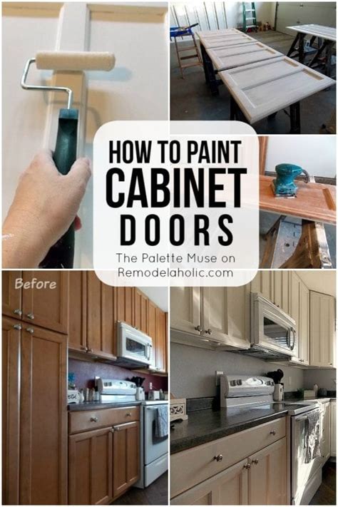 I thought that was really smart! How to Paint Cabinet Doors | Remodelaholic | Bloglovin'