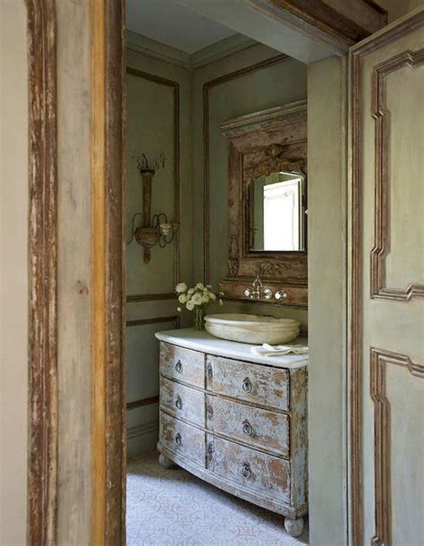 60 Cool Rustic Powder Room Design Ideas 60 Shabby Chic Bathroom