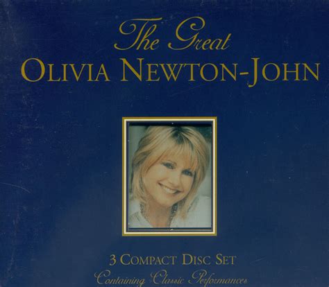 Olivia Newton John Cd The Great Olivia Newton John 3 Cd Bear