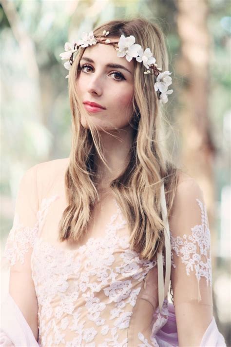 We offers korean wedding hair crown products. Ivory Boho Wedding Wreath, Cream Bridal Flower Crown ...