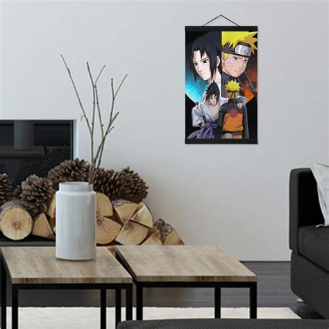 Buy Hunbeauty Art Naruto Poster Wall Scroll Uchiha Sasuke Uzumaki