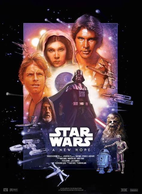 Star Wars Iv A New Hope Movie Poster By Nei1b On Deviantart Star
