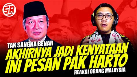 🇮🇩 Pesan Pak Harto Yang Menjadi Kenyataan Presiden Terbaik Indonesia