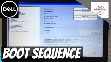 How To Change Boot Sequence In Dell Inspiron How To Change Boot Sequence In Dell Laptops