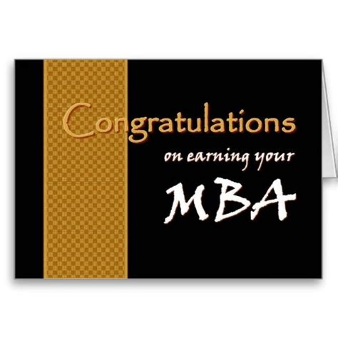 Custom Name Congratulations Mba Cards College Graduation Mba