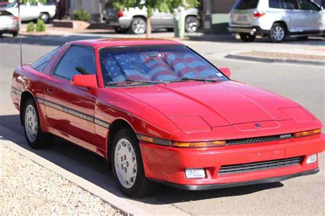 1988 Toyota Supra Hatchback Red Rwd Manual Sport Roof No Reserve For