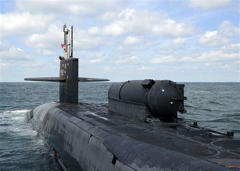 This Us Navy Nuclear Powered Ohio Class Guided Missile Submarine