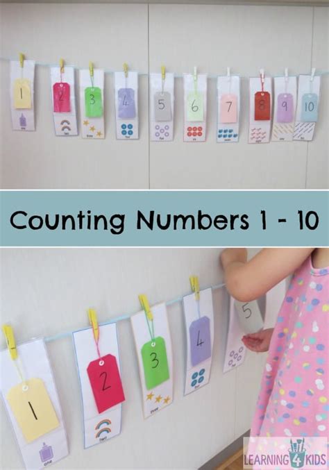 Counting Numbers 1 10 Activity Learning 4 Kids
