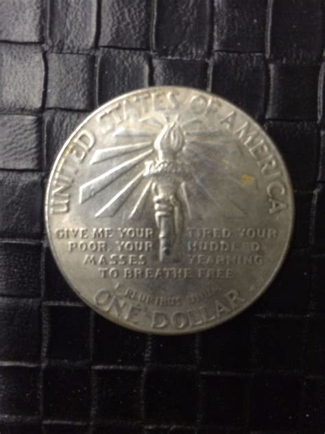 1906 Usa Ellis Island Silver Dollar P