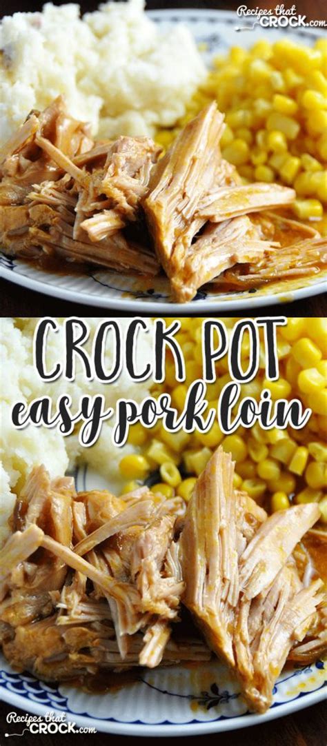First make a honey rosemary brine. Easy Crock Pot Pork Loin - Recipes That Crock!