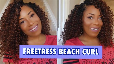 FREETRESS BEACH CURL CROCHET HAIR REVIEW IS IT WATER FRIENDLY LIA LAVON YouTube