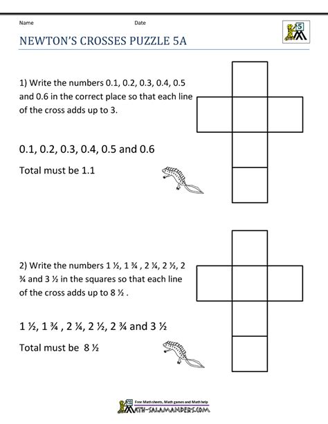Math Puzzle Worksheets Free Math Puzzles Addition And Subtraction