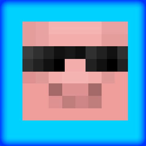 Minecraft Pig Face Pixel Art