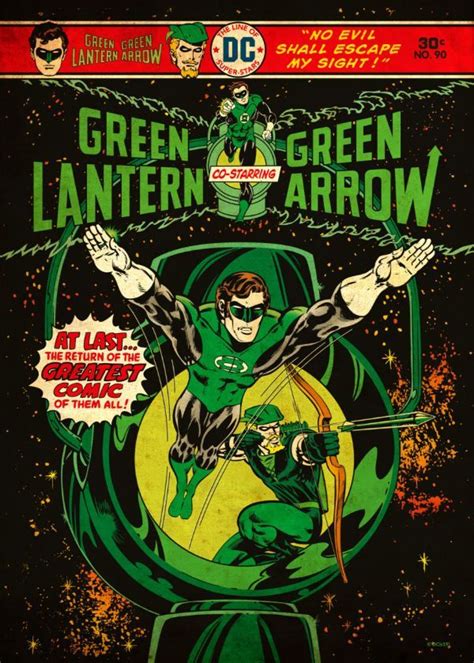 Official DC Comics Classic Covers Green Lantern And Green Arrow By Mike
