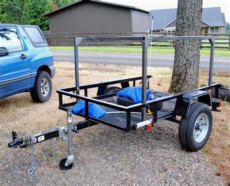 Carry On Utility Trailer Roof Top Tent Rack Camping Trailer Jeep