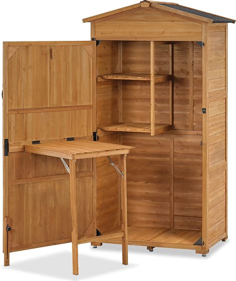 Buy Mcombo Large Outdoor Storage Cabinet With Folding Table Oversize