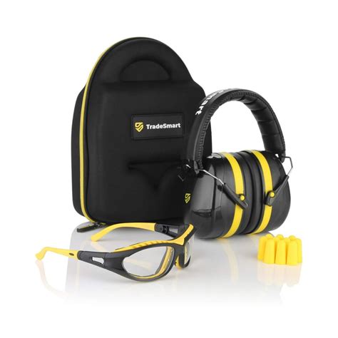 tradesmart shooting range earmuffs and glasses safety eye and ear protection