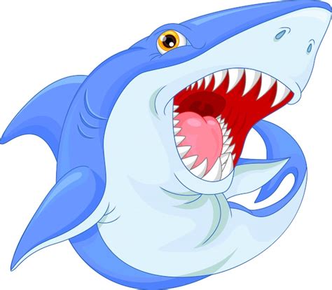 Premium Vector Cute Shark Cartoon