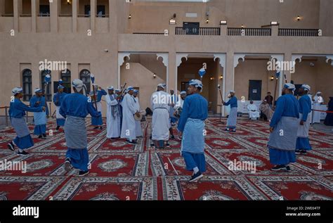 Oman Traditional Folklore Dance Ardah Dance Live Performance In