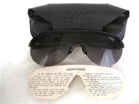 vietnam era us army usmc sunglasses and case rochester optics dated 1974 nos ebay
