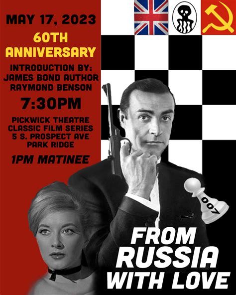 from russia with love 1963 60th anniversary event park ridge classic film