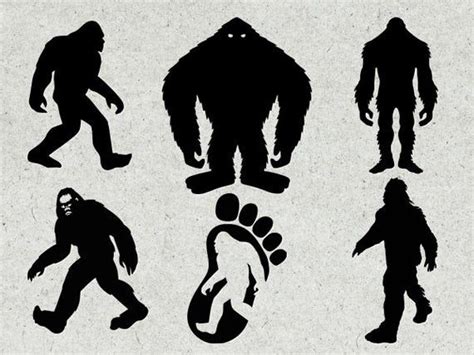 Bigfoot Svg Bundle Sasquatch Svg Bundle Bigfoot Clipart Etsy