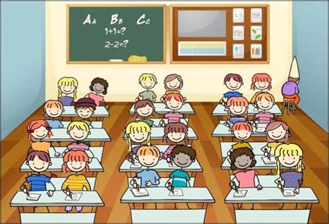 Free 5 Classroom Cliparts In Vector Eps