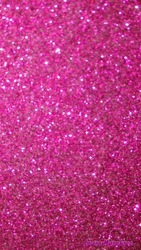 Hot Pink Glitter Wallpaper