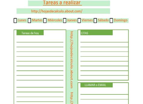 Hojas Excel Facil Plantilla Excel Para Planificar Tareas