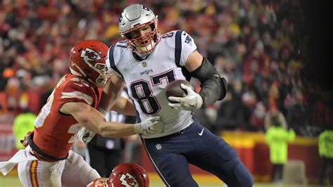 Rob Gronkowskis Clutch Catches Vs Chiefs Put Patriots In Super Bowl