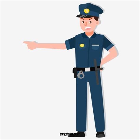 زي الشرطة الشرطي القانوني القانون شرطة الصيف Png وملف Psd للتحميل