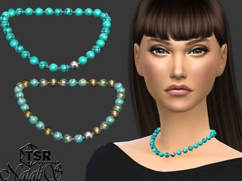 The Sims Resource Naturals Gem Beads Necklace