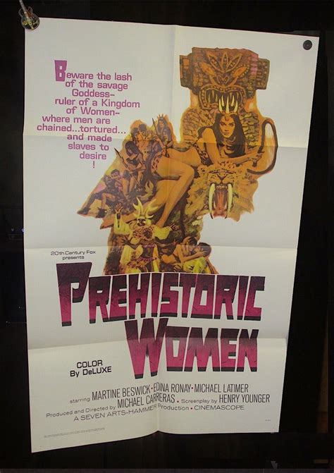 Prehistoric Women Martine Beswick 1967 Hammer Film Original