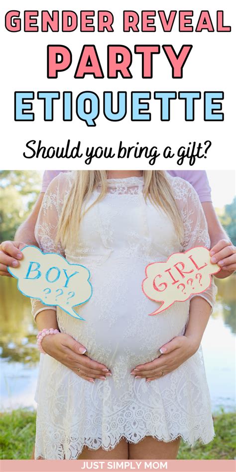 Do You Bring A T To A Gender Reveal Party Just Simply Mom