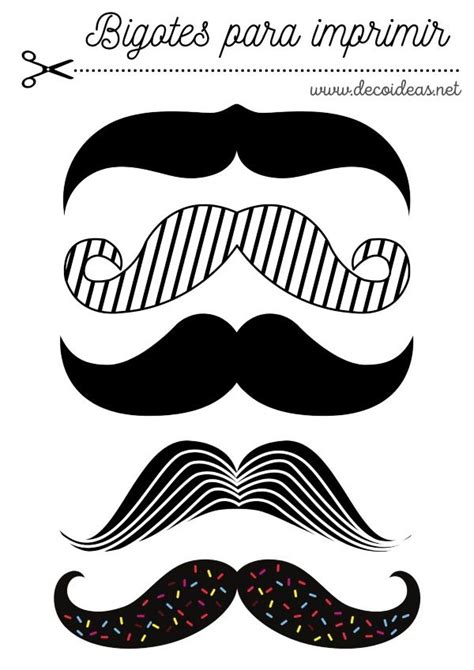 Bigotes Para Imprimir Coloring Tutorial School Notes Moustache