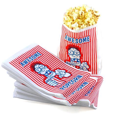Case Of 200 Premium Quality 2 Ounce Oz Movie Theater Style Popcorn Bags