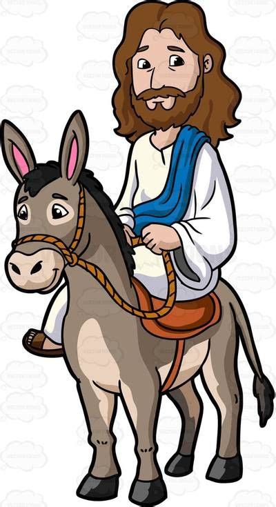 Jesus Riding A Donkey Histórias Da Bíblia Para Crianças Bíblia Para