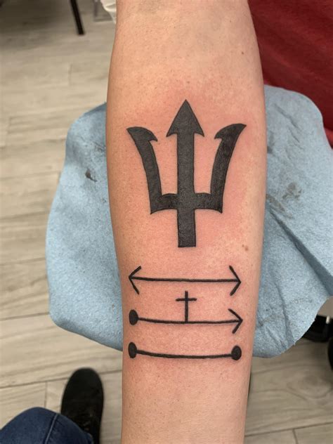 Poseidon Trident Tattoo Percy Jackson