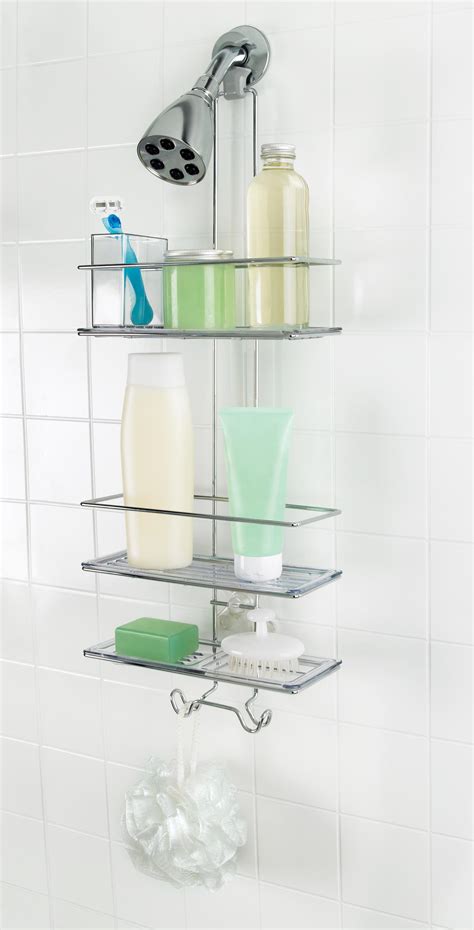 It's a quick and easy way to give your accessories in natural materials and textures like rattan or wood will give your bathroom a softer look. OXO Good Grips 3 Tier Shower Caddy: Amazon.ca: Home & Kitchen