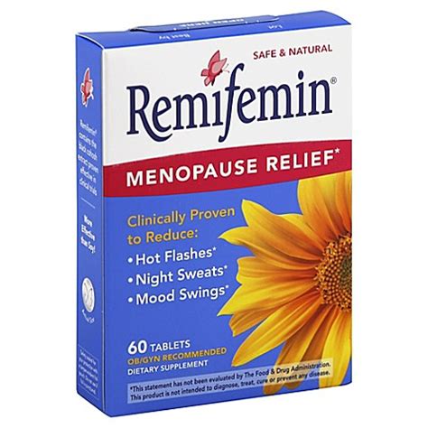 My life drastically changed for the better the day i started taking menopace. Buy Remifemin Menopause Tablets 60-Count Herbal ...