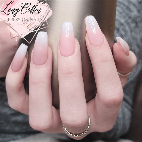 Get Ready To Impress With Gorgeous Ombre French Nails For Long Elegant
